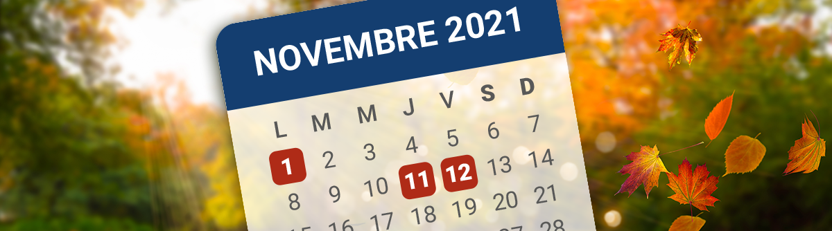 Congés d'automne 2021